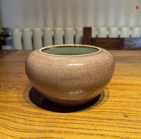 古玩陶瓷豇豆紅水呈真品鑒賞圖