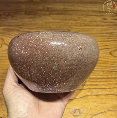 古玩陶瓷豇豆紅水呈真品鑒賞圖