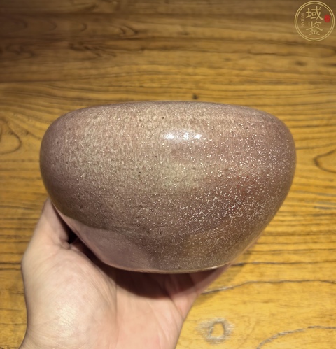 古玩陶瓷豇豆紅水呈真品鑒賞圖