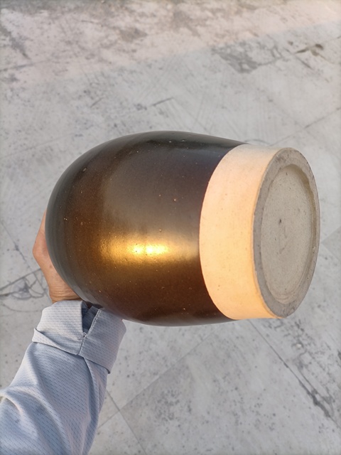 古玩陶瓷磁州窯系茶葉末釉梅瓶拍賣，當前價格2600元