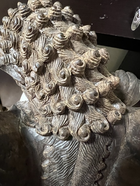 古玩雜項東南亞地區雕刻飛行神獸真品鑒賞圖