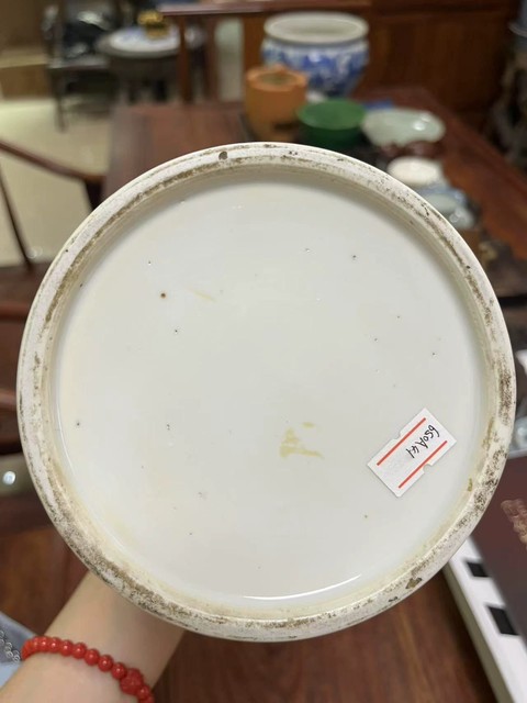 古玩陶瓷青花博古圖帽筒拍賣，當前價格4200元