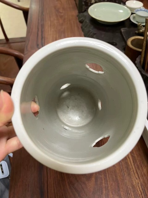 古玩陶瓷青花博古圖帽筒拍賣，當前價格4200元
