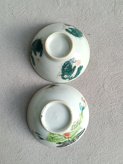 古玩陶瓷粉彩團龍紋杯拍賣,當前價格168元