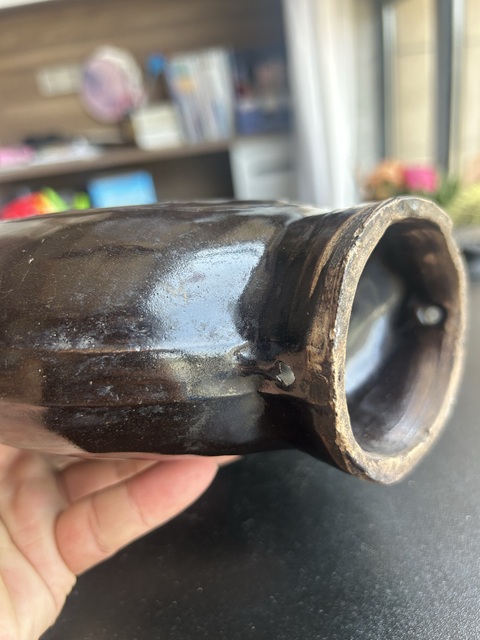 古玩陶瓷金元耀州窯樹葉紋黑釉扁壺(雙樹葉紋)拍賣,當(dāng)前價格376元