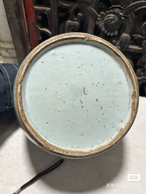 古玩陶瓷花卉紋青花罐拍賣,當前價格1688元