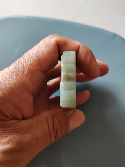 古玩玉器新疆和田玉子剛玉牌子拍賣，當前價格2999元