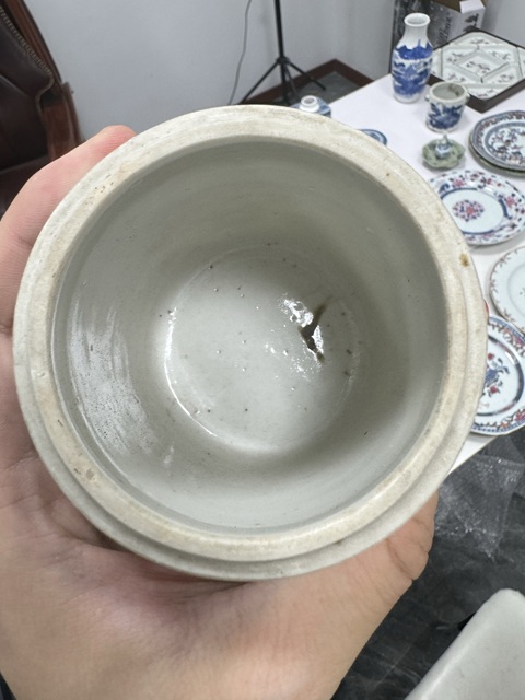 古玩陶瓷晚清粉彩參湯罐真品鑒賞圖