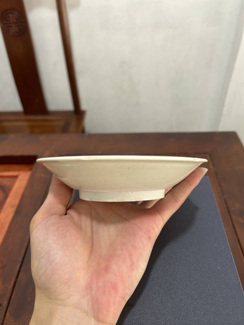 古玩陶瓷館藏級五代十國定窯白瓷葵口洗拍賣，當前價格2980元