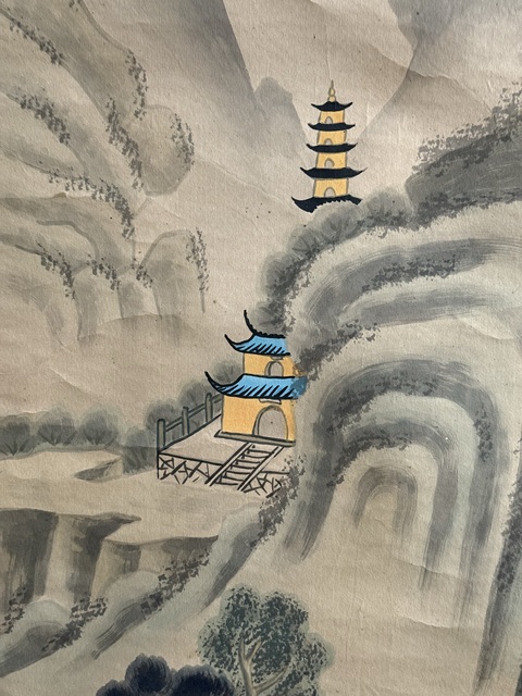 古玩字畫(huà)漁樵耕讀真品鑒賞圖