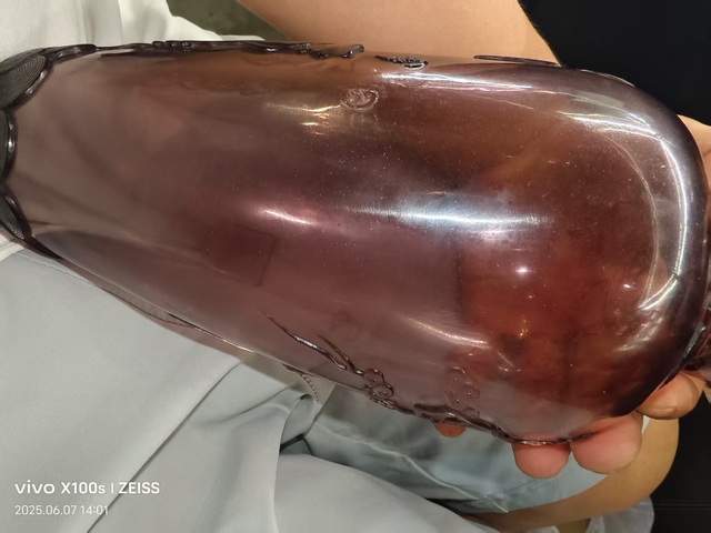 古玩玉器老琉璃瓶真品鑒賞圖