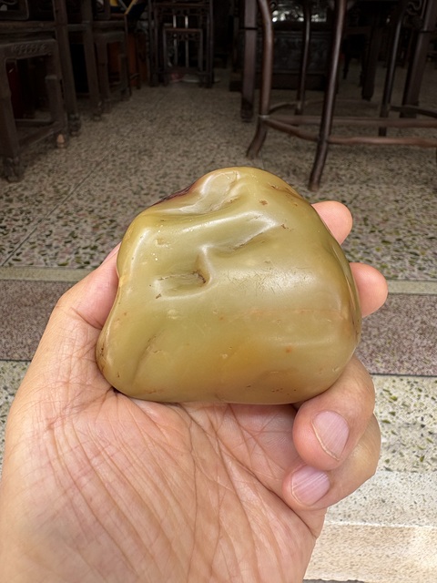 古玩雜項壽山石原石真品鑒賞圖