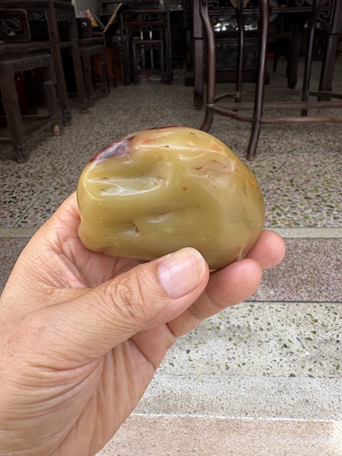 古玩雜項壽山石原石真品鑒賞圖