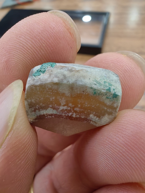 古玩玉器高古瑪瑙珠真品鑒賞圖