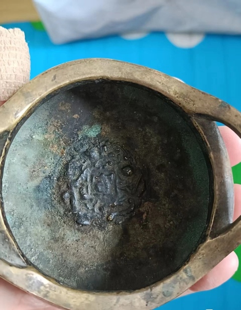 古玩銅器橋耳爐真品鑒賞圖