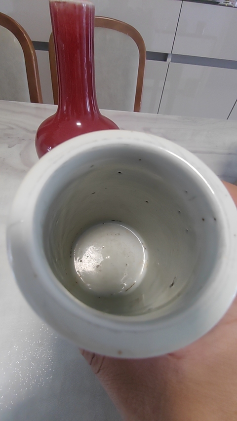 古玩陶瓷青花山水人物紋筆筒真品鑒賞圖