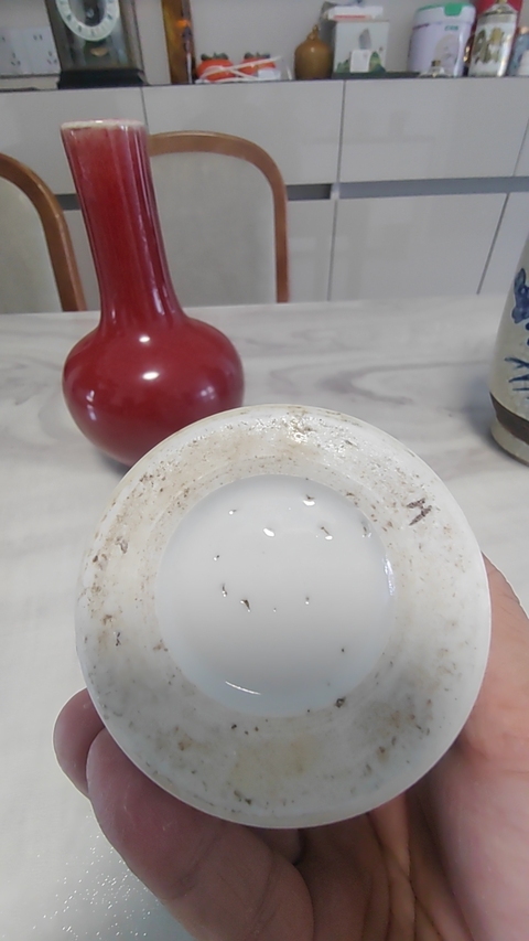 古玩陶瓷青花山水人物紋筆筒真品鑒賞圖