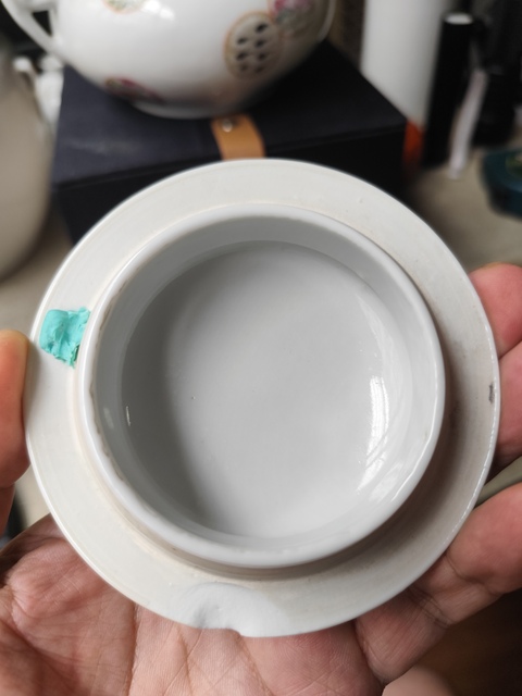 古玩陶瓷民國·粉彩皮球花紋茶葉蓋罐  真品鑒賞圖