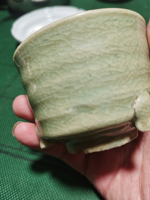 古玩陶瓷龍泉爐真品鑒賞圖