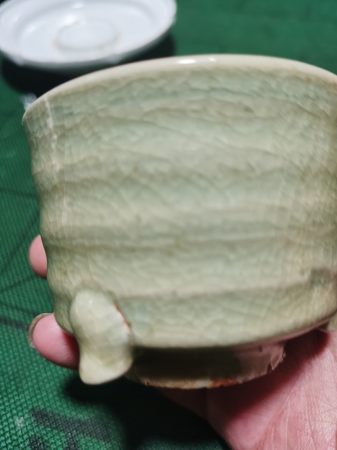 古玩陶瓷龍泉爐真品鑒賞圖
