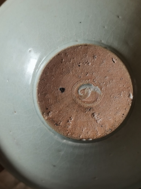 古玩陶瓷影青釉刻花紋六決碗真品鑒賞圖