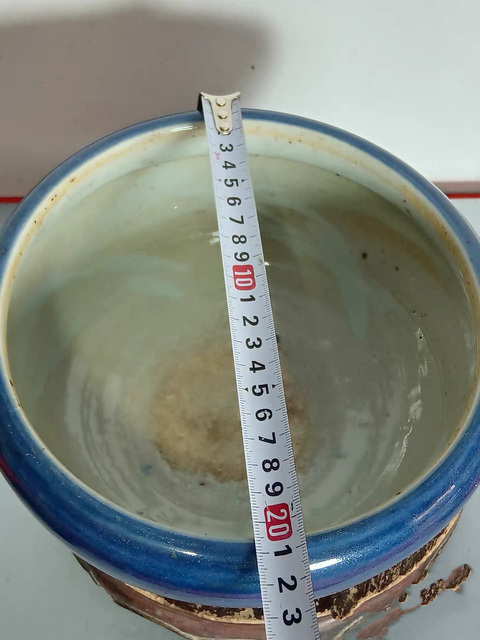 古玩陶瓷清中期霽藍釉香爐拍賣,當前價格1350元
