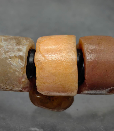 古玩玉器瑪瑙手鏈真品鑒賞圖