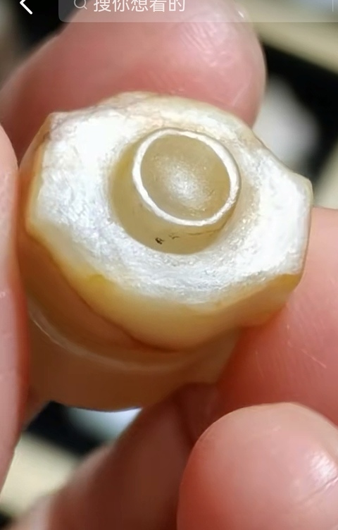古玩玉器做舊仿漢代“玉司南”真品鑒賞圖