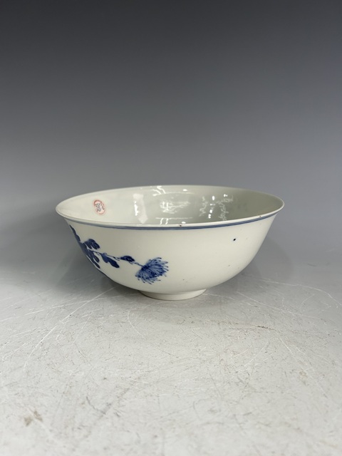 古玩陶瓷清·光緒青花大碗官窯真品鑒賞圖