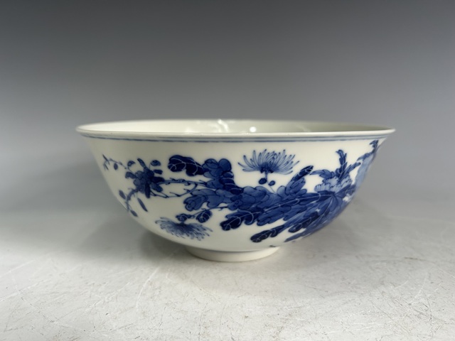 古玩陶瓷清·光緒青花大碗官窯真品鑒賞圖