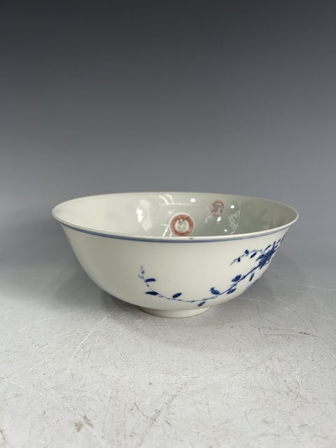 古玩陶瓷清·光緒青花大碗官窯真品鑒賞圖