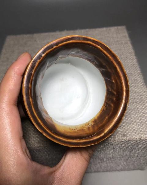 古玩陶瓷紫金釉香爐真品鑒賞圖