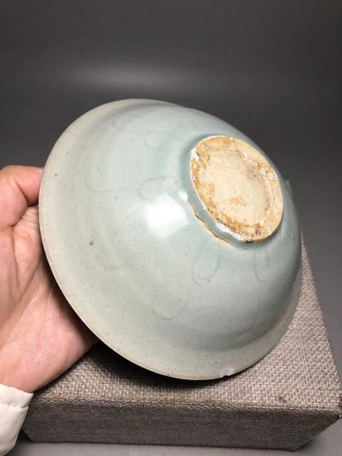 古玩陶瓷宋，景德鎮窯影青釉鵝紋碗拍賣，當前價格1600元