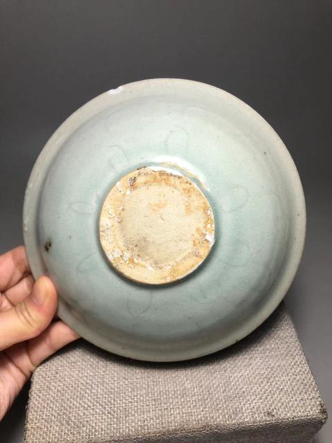 古玩陶瓷宋，景德鎮窯影青釉鵝紋碗拍賣，當前價格1600元