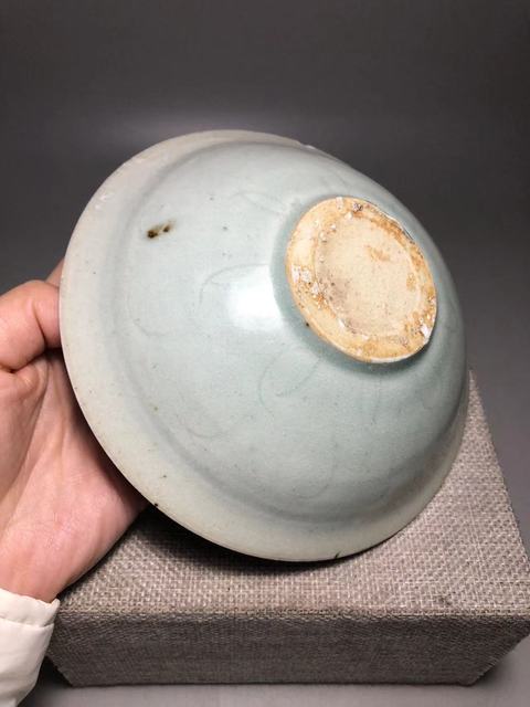 古玩陶瓷宋，景德鎮窯影青釉鵝紋碗拍賣，當前價格1600元