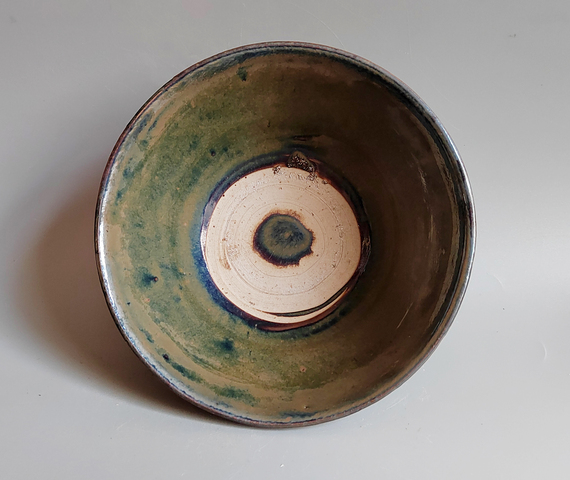 古玩陶瓷磁州窯窯變黑釉茶碗真品鑒賞圖
