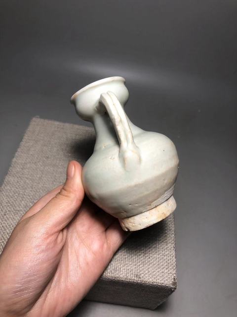 古玩陶瓷青白釉執壺真品鑒賞圖