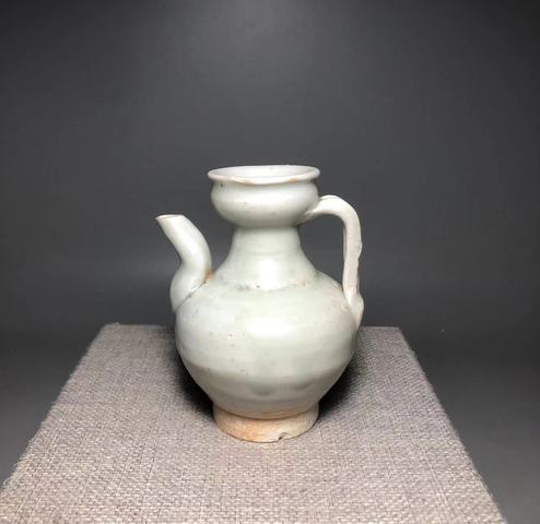 古玩陶瓷青白釉執壺真品鑒賞圖
