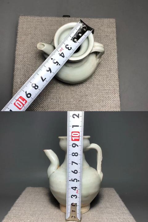 古玩陶瓷青白釉執壺真品鑒賞圖