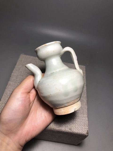 古玩陶瓷青白釉執壺真品鑒賞圖