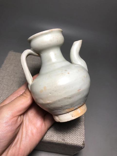 古玩陶瓷青白釉執壺真品鑒賞圖