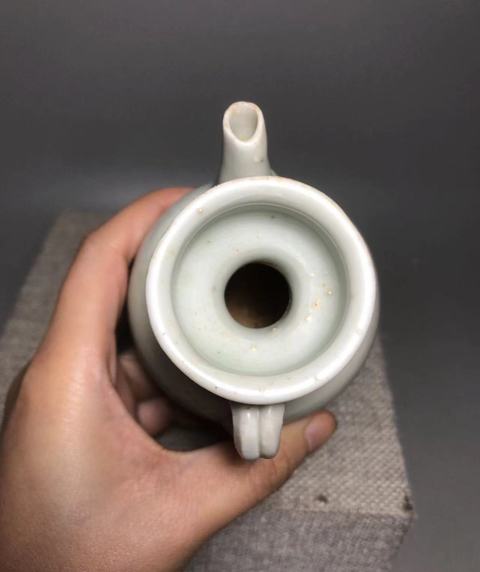 古玩陶瓷青白釉執壺真品鑒賞圖