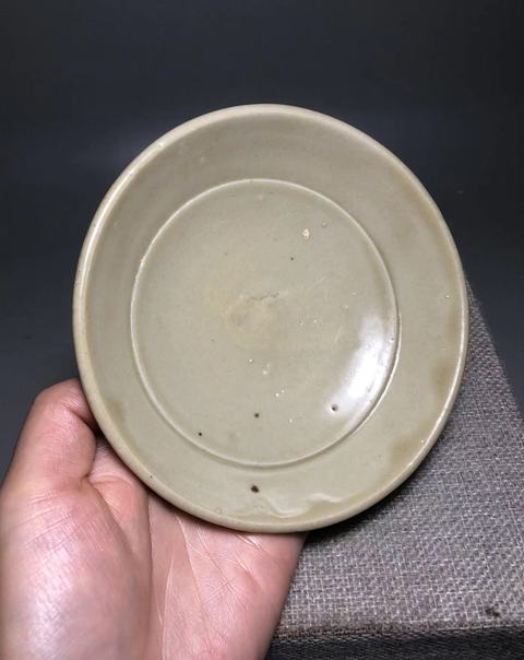 古玩陶瓷青白釉淺盤真品鑒賞圖