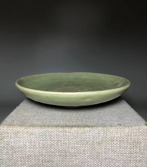 古玩陶瓷龍泉青瓷盤真品鑒賞圖