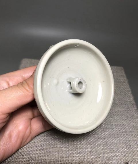 古玩陶瓷青白釉油燈真品鑒賞圖