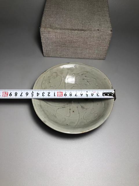 古玩陶瓷青白釉刻花碗真品鑒賞圖