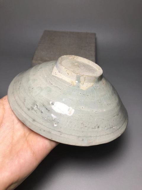 古玩陶瓷青白釉刻花碗真品鑒賞圖