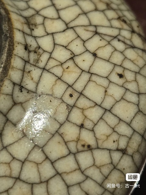 古玩陶瓷哥釉水盂真品鑒賞圖