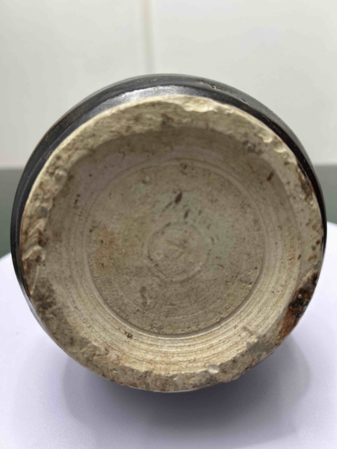 古玩陶瓷吉州窯刻花膽瓶真品鑒賞圖