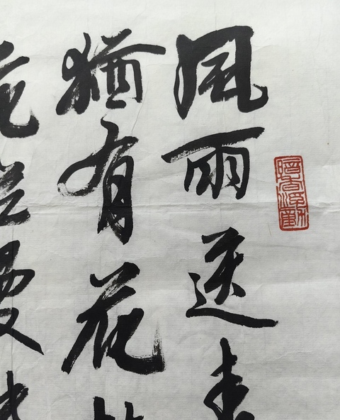 古玩字畫王成喜行書毛主席詩詞拍賣,當前價格800元